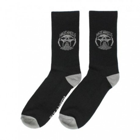 Chaussettes pour skate, inferno logo haze wheels, hautes